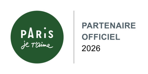 PARTENAIRE OFFICIEL 2026 - 1 Logo Partenaire Official Office de Tourisme de Paris 2026